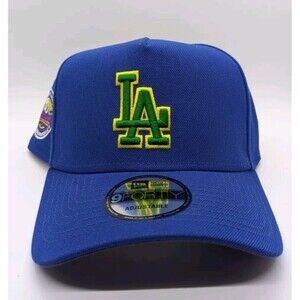 NEW ERA MENS 9FORTY LOS ANGELES DODGERS SNAPBACK HAT 50TH ANNIVERSARY NEW